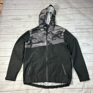 LVFT Live Fit Hooded Windbreaker Rain Jacket Coat Men's Size Medium